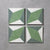 Green Otura Tile Tiles - Handmade